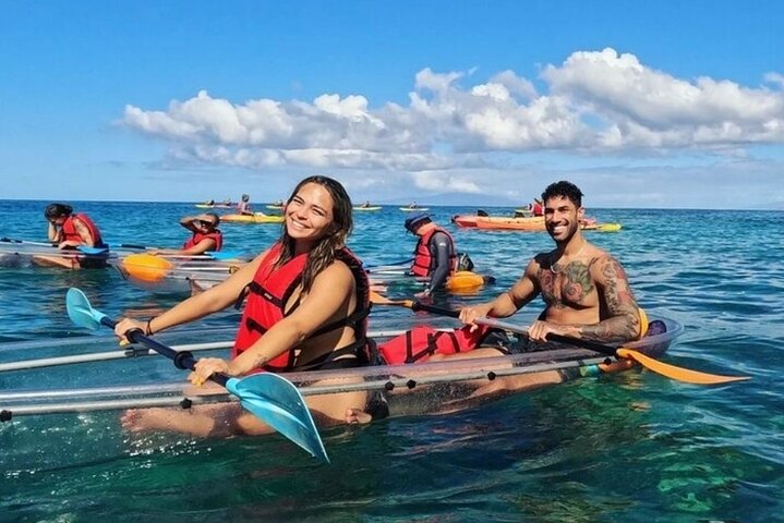 Maui Clear Kayak and Snorkel Tour: Swim with turtles (Makena) - Photo 1 of 13
